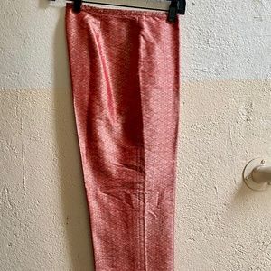 DOSA Pink Silk Ikat Pants